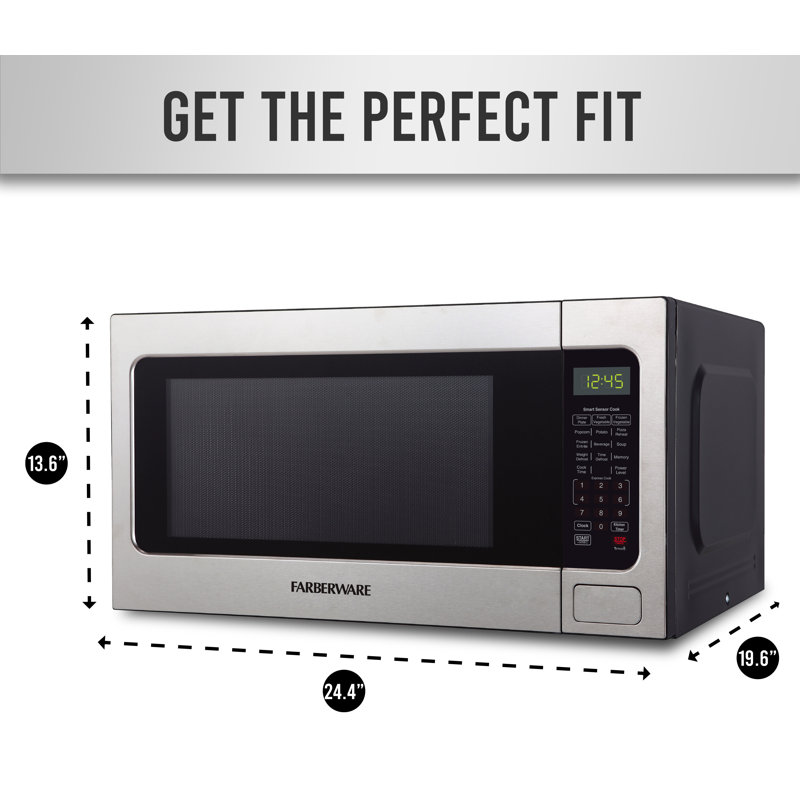 Farberware 2.2 Cubic Feet Countertop Microwave with Sensor Cooking Wayfair